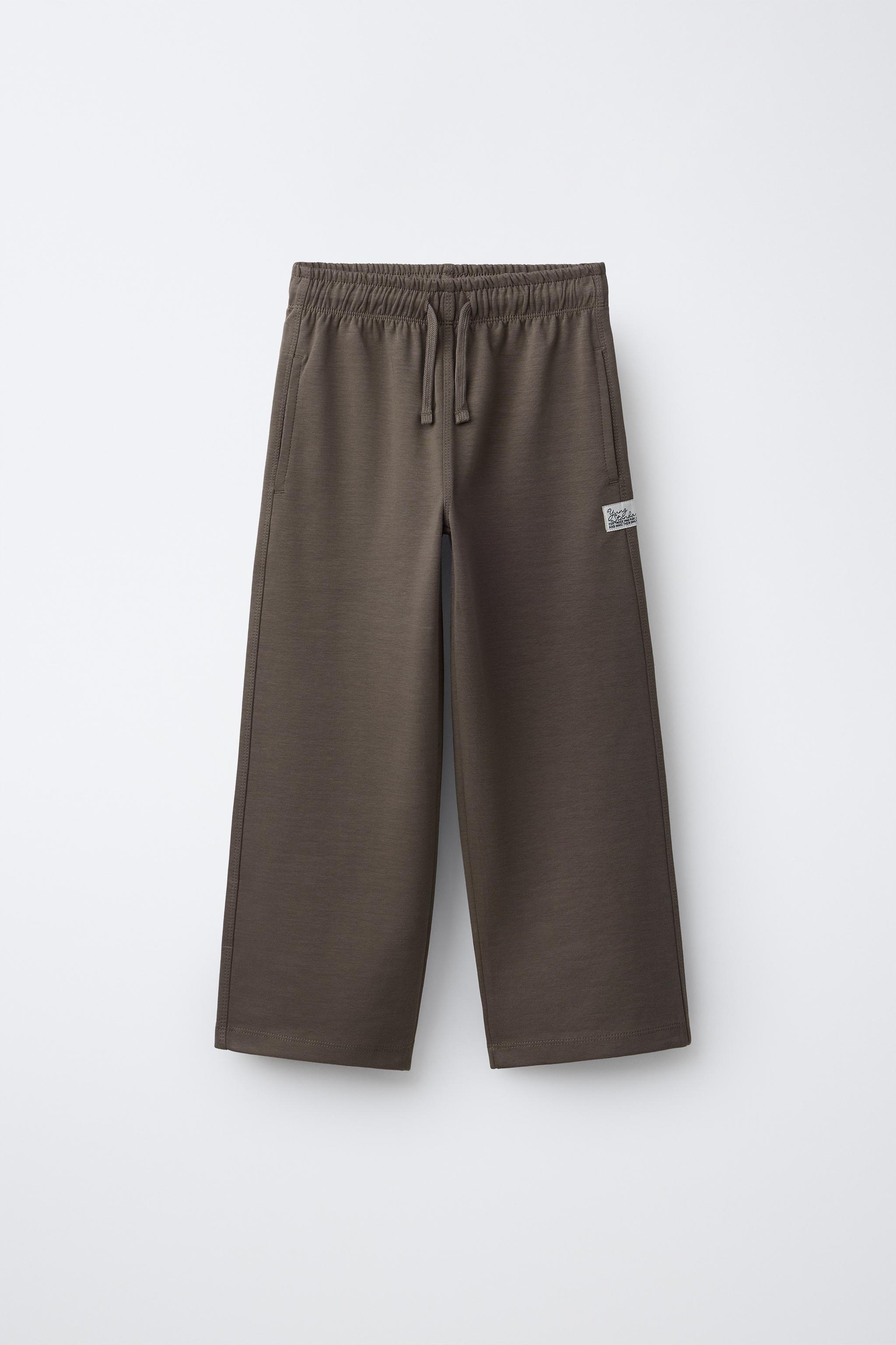 PANTALON EN MOLLETON DROIT INTERLOCK